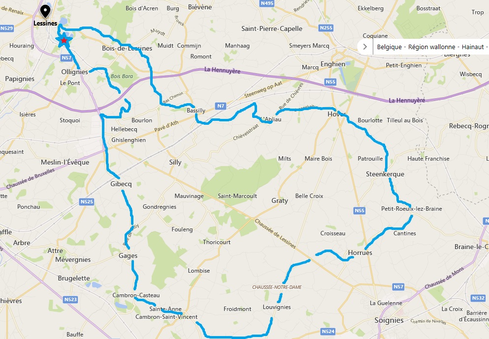 55 km du 2018 cayoteu